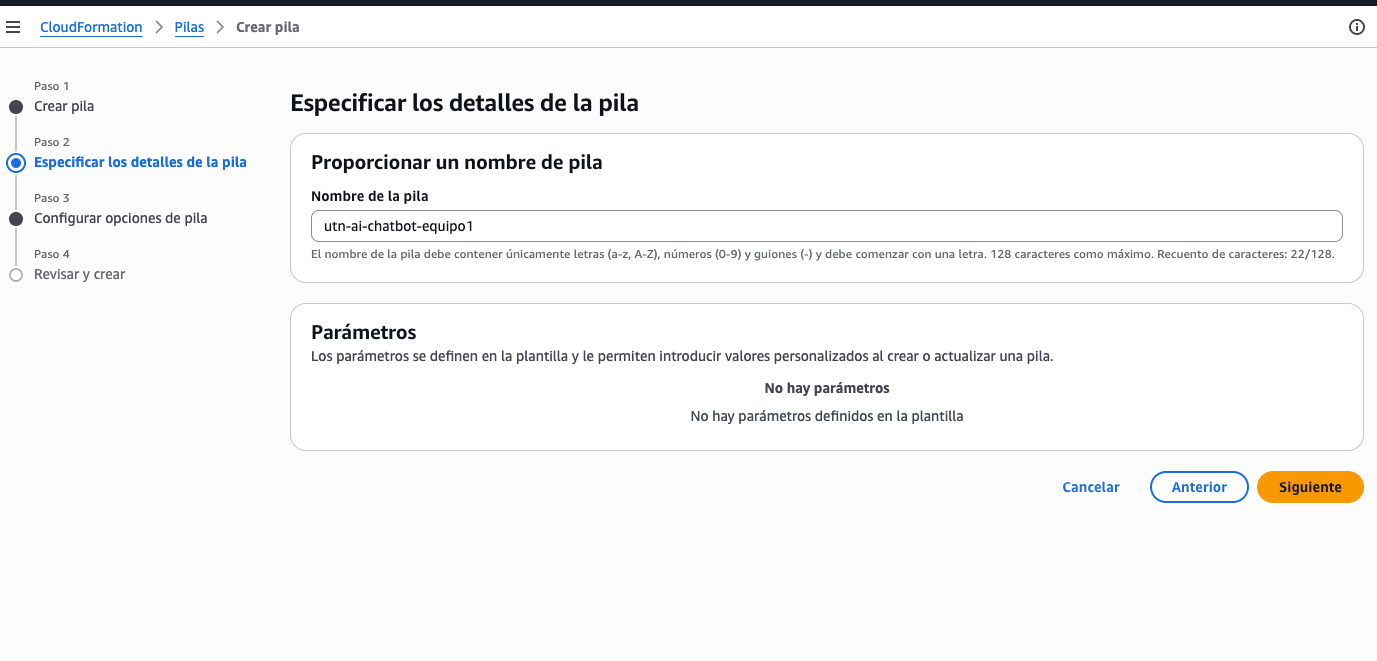 Información de la pila