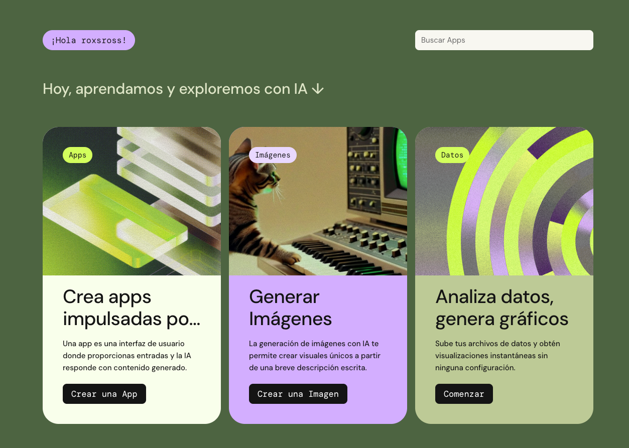 PartyRock — playground de IA de AWS